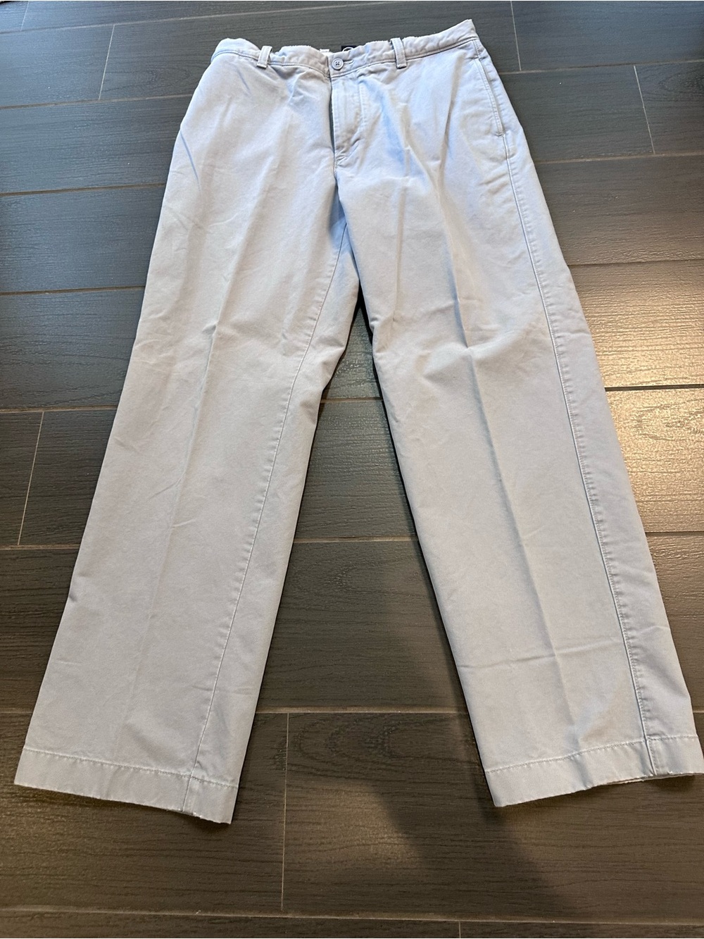 Men's Classic Fit Boot Cut Light Blue Classic Chino Pants